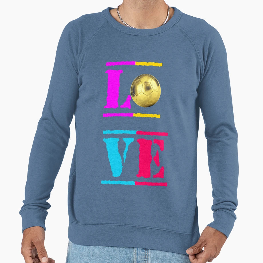 Foot Love Soccer Love 2 Sweatshirt - Unique Graphic for Adults - T-Shirt, Sweatshirt, Hoodie