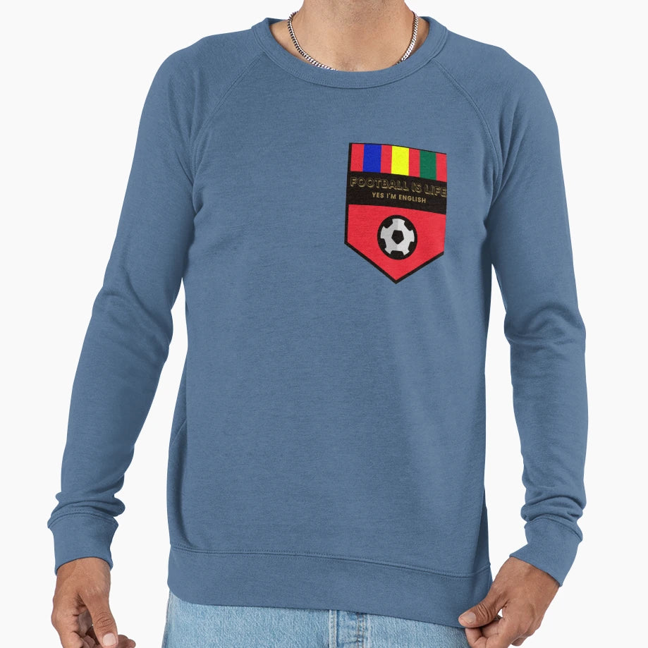 Football Is Life And Yes Im Sweatshirt - Fun Novelty Design for Adults - T-Shirt, Sweatshirt, Hoodie