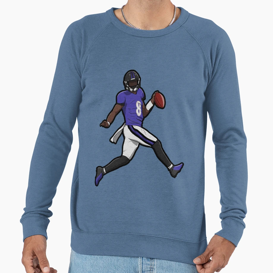 LJ Running Touch Down Sweatshirt - Casual Everyday Wear Men Women - T-Shirt, Sweatshirt, Hoodie