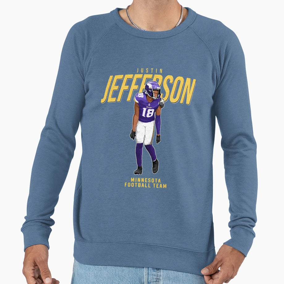 JJ 18 Minnesota Football Team Sweatshirt - Aesthetic Graphic for Adults - T-Shirt, Sweatshirt, Hoodie
