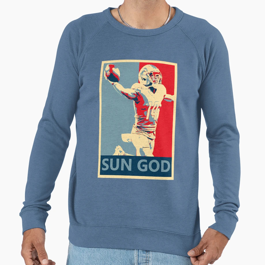 Detroit Football Amon Ra St Brown Sweatshirt - Custom Art Print Men Women - T-Shirt, Sweatshirt, Hoodie