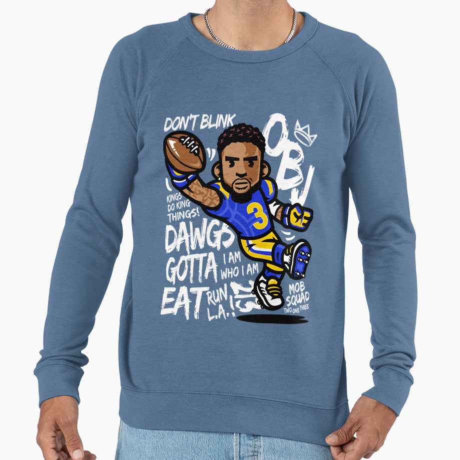 Obj Dawgs Gotta Eat Run L Mob Squad Sweatshirt - Graphic Print Unisex - T-Shirt, Sweatshirt, Hoodie