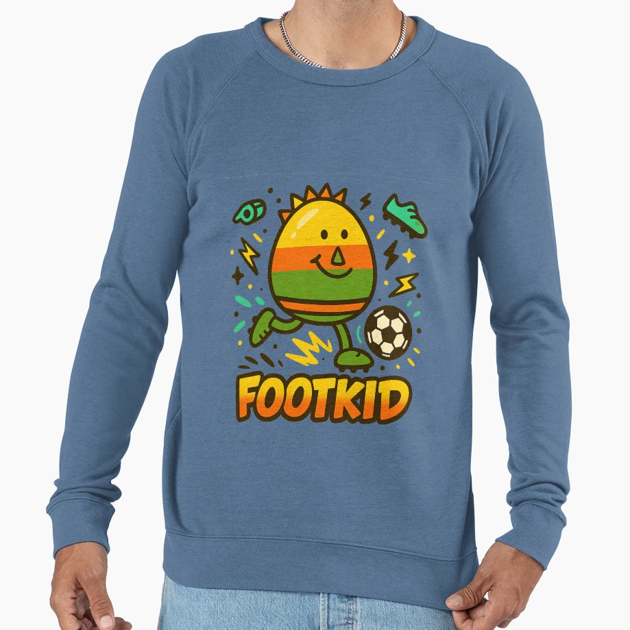 Footkid Little Football Hero Sweatshirt - Minimalist Print Unisex - T-Shirt, Sweatshirt, Hoodie