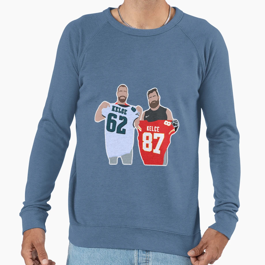 Kelce Brothers Sweatshirt - Novelty Apparel for Adults - T-Shirt, Sweatshirt, Hoodie