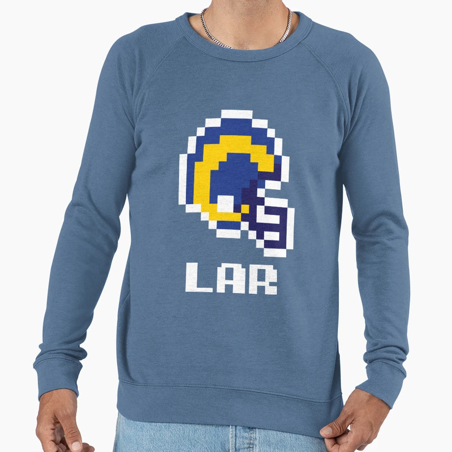 Los Angeles Rams Tecmo Super Sweatshirt - Casual Everyday Wear for Adults - T-Shirt, Sweatshirt, Hoodie