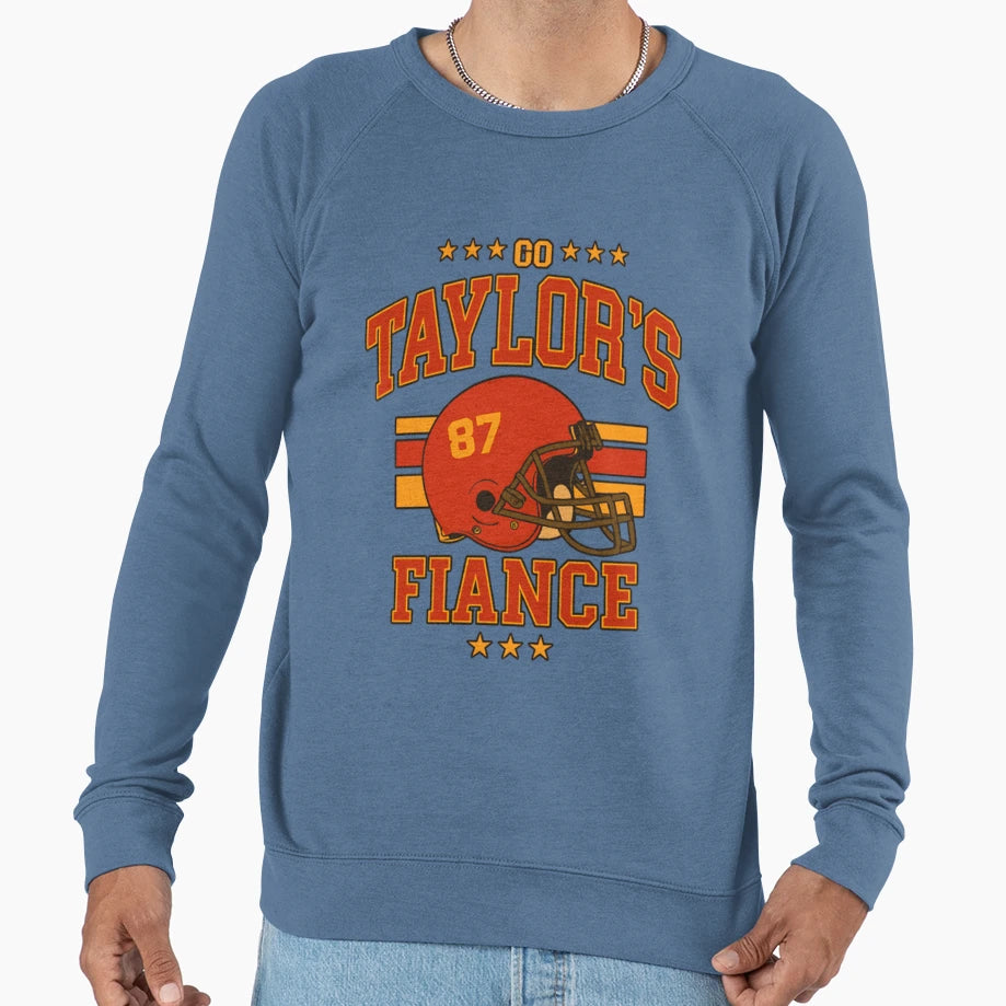 Go Taylors Fianc Sweatshirt - Minimalist Print Unisex - T-Shirt, Sweatshirt, Hoodie