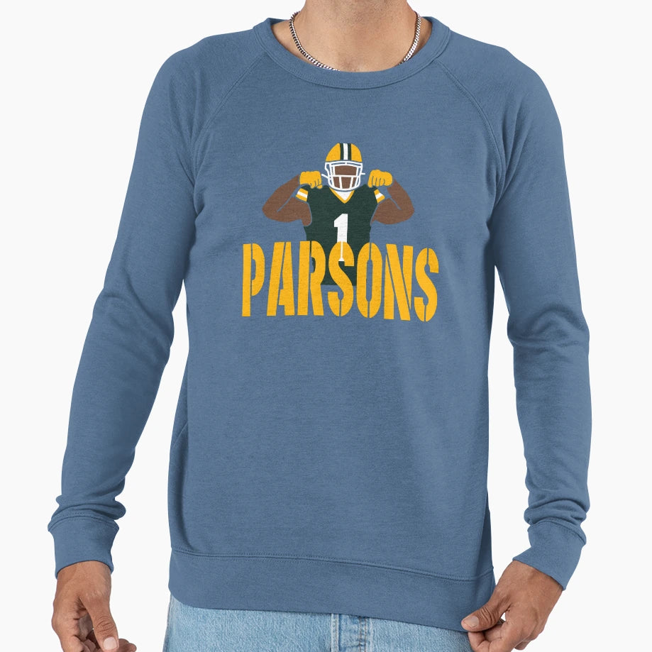 Parsons 1 Green Bay Football Sweatshirt - Casual Everyday Wear for Adults - T-Shirt, Sweatshirt, Hoodie