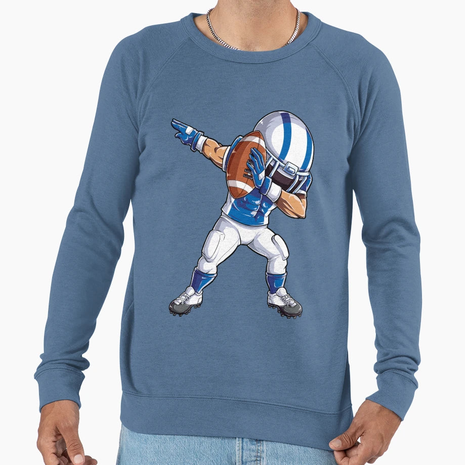 Dabbing Football Player Sports Lover T-Shirt - Fun Novelty Design Unisex - T-Shirt, Sweatshirt, Hoodie