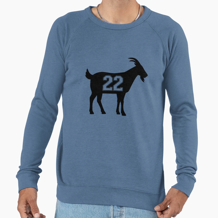 Goat 22 G O T Number Twenty Two Goat Sweatshirt - Aesthetic Graphic Unisex - T-Shirt, Sweatshirt, Hoodie