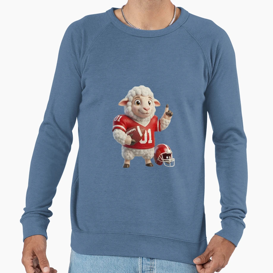 Woolly Football Champ 3D American Sweatshirt - Trendy Graphic Unisex - T-Shirt, Sweatshirt, Hoodie