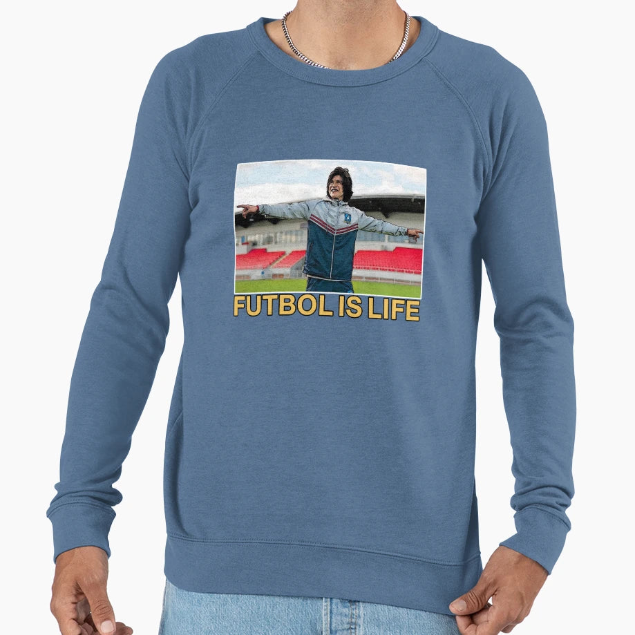 Futbol Is Life Sweatshirt - Aesthetic Graphic Men Women - T-Shirt, Sweatshirt, Hoodie