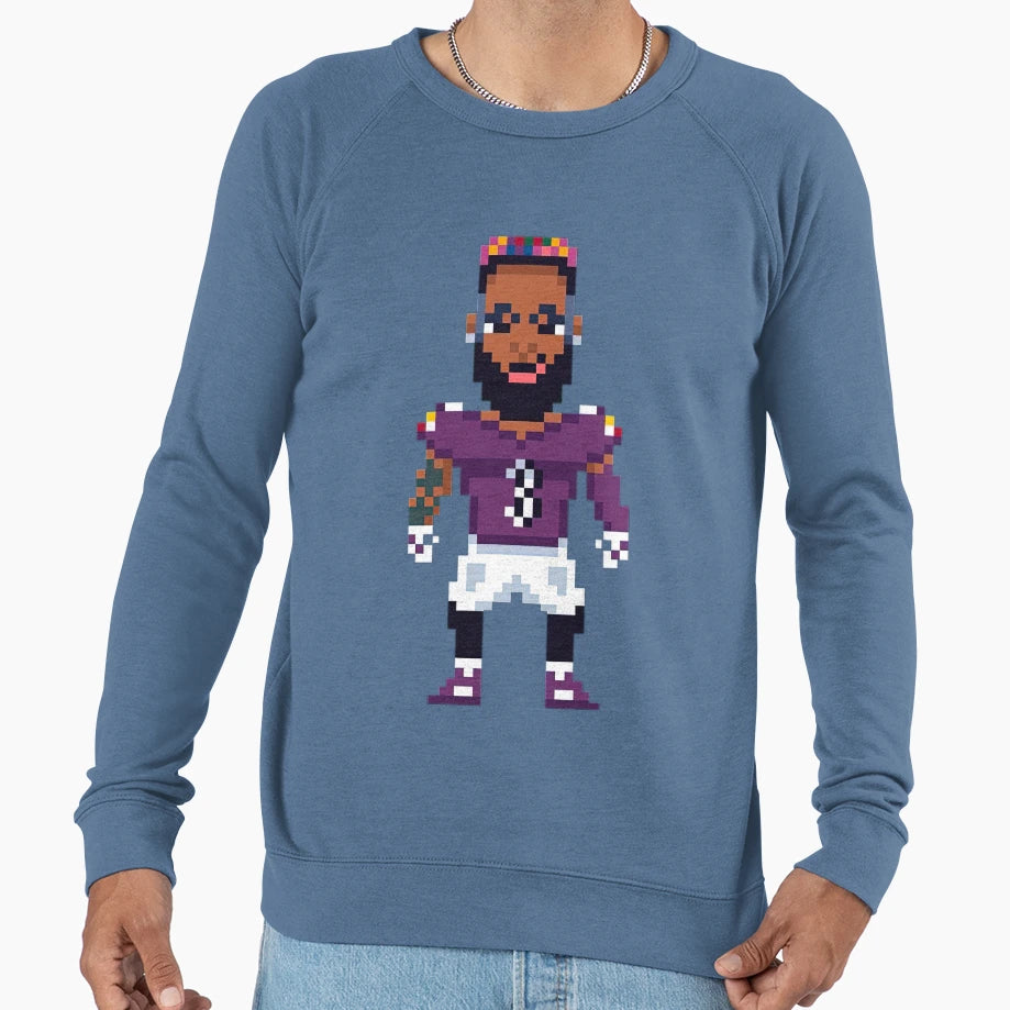 Obj 8Bit Sweatshirt - Unique Graphic Men Women - T-Shirt, Sweatshirt, Hoodie