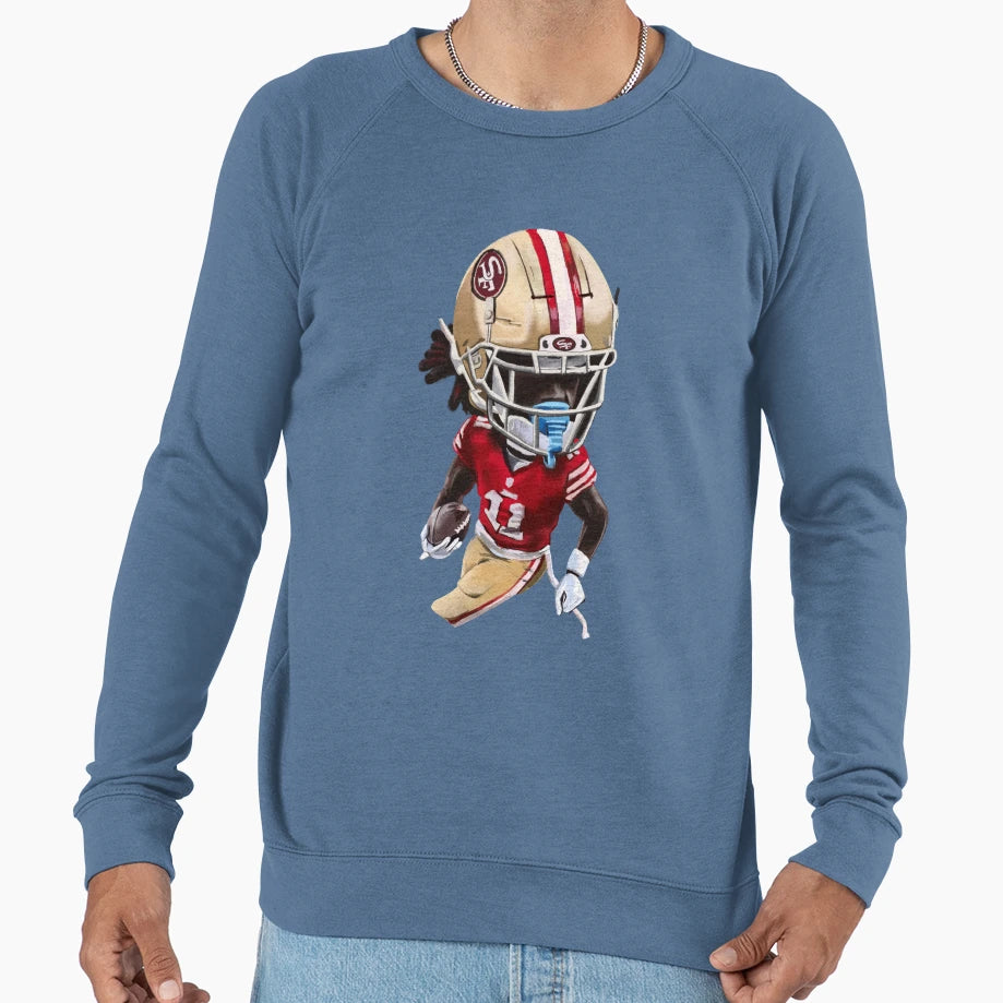 San Francisco 49Ers Brandon Aiyuk Sweatshirt - Aesthetic Graphic Men Women - T-Shirt, Sweatshirt, Hoodie