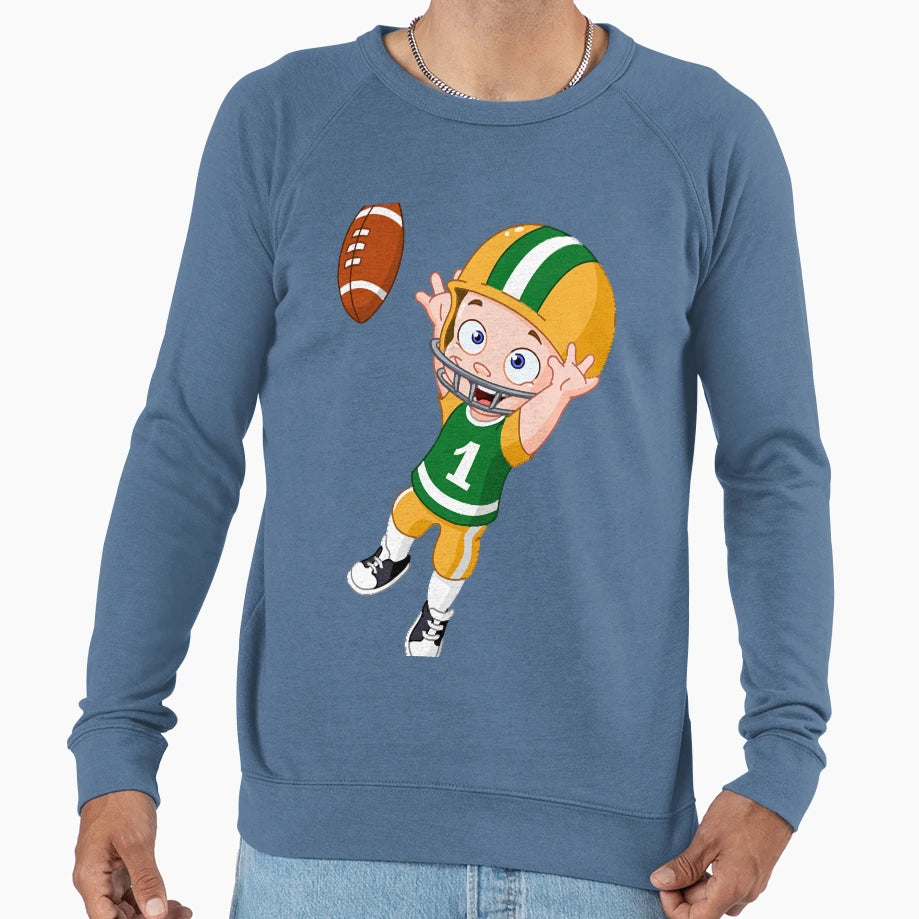 Football Sweatshirt - Unique Graphic for Adults - T-Shirt, Sweatshirt, Hoodie