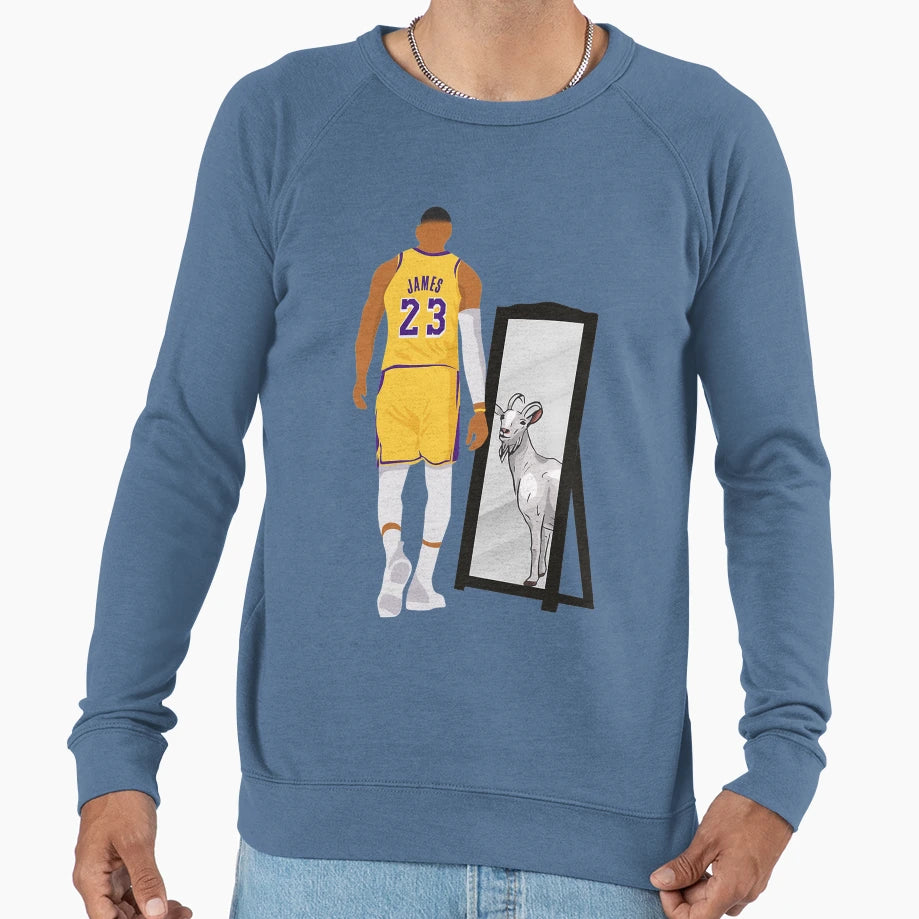 Lebron James Legoat Sweatshirt - Streetwear Style for Adults - T-Shirt, Sweatshirt, Hoodie