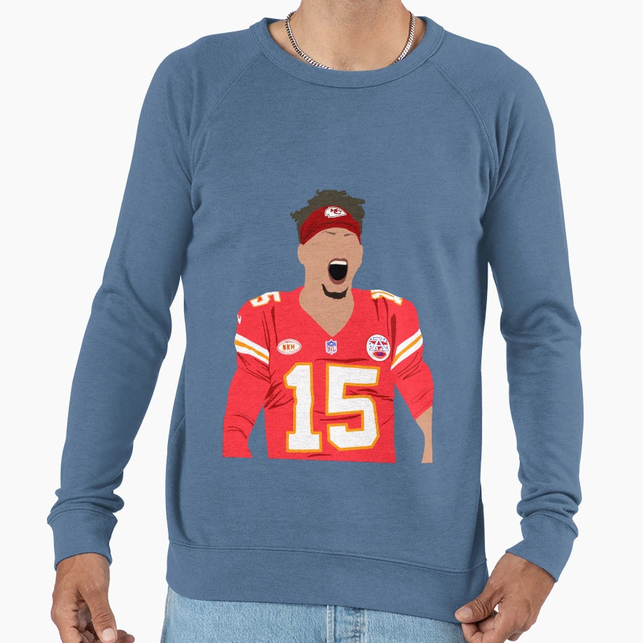 Kansas City Patrick Mahoney Sweatshirt - Custom Art Print Men Women - T-Shirt, Sweatshirt, Hoodie