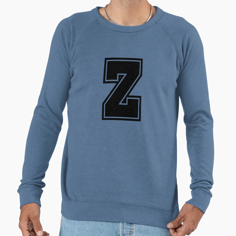 Letter Z Sweatshirt - Fun Novelty Design for Adults - T-Shirt, Sweatshirt, Hoodie