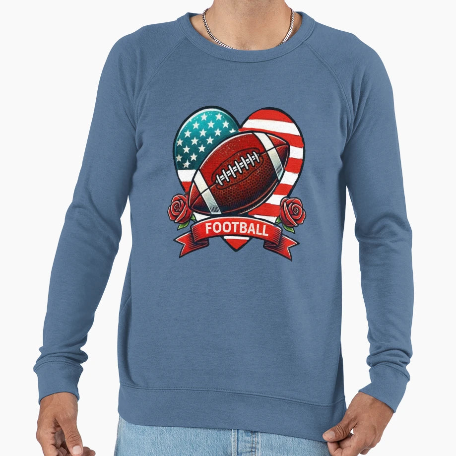 American Football Sweatshirt - Unique Graphic Men Women - T-Shirt, Sweatshirt, Hoodie