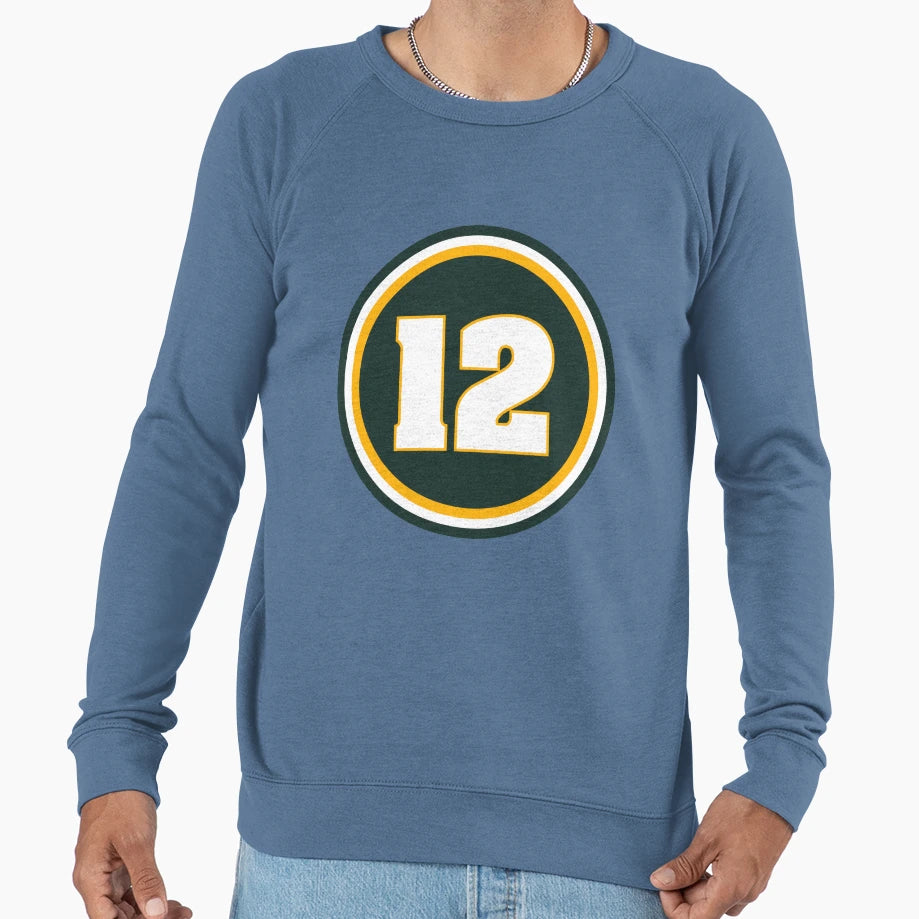 12 Patch Sweatshirt - Novelty Apparel for Adults - T-Shirt, Sweatshirt, Hoodie