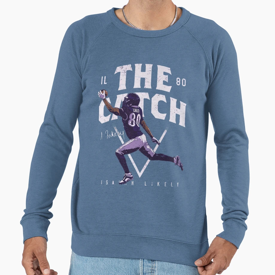Isaiah Likely Baltimore Sweatshirt - Casual Everyday Wear Unisex - T-Shirt, Sweatshirt, Hoodie