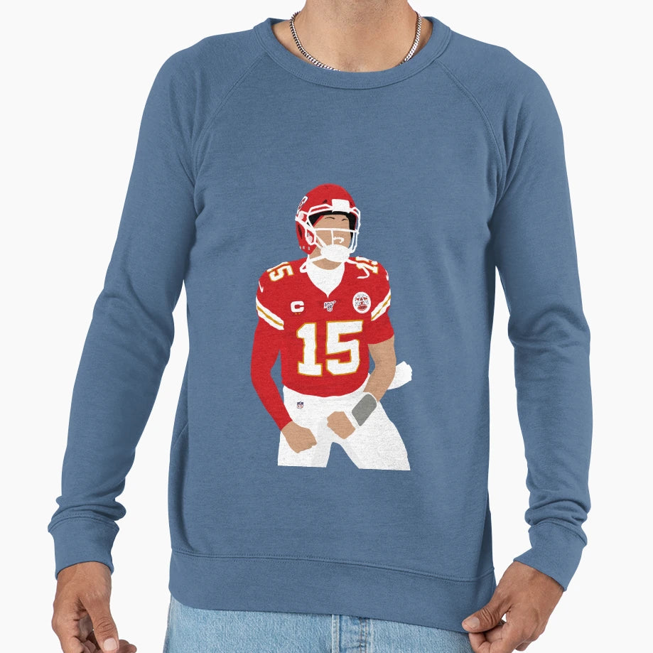 PM Football Illustration Sweatshirt - Casual Everyday Wear Unisex - T-Shirt, Sweatshirt, Hoodie