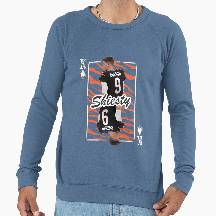 Player Sports Quarterback 14 Wide Sweatshirt - Minimalist Print Unisex - T-Shirt, Sweatshirt, Hoodie