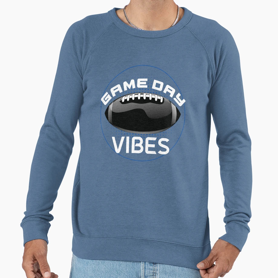Copy Game Day Vibes Sweatshirt - Minimalist Print Men Women - T-Shirt, Sweatshirt, Hoodie
