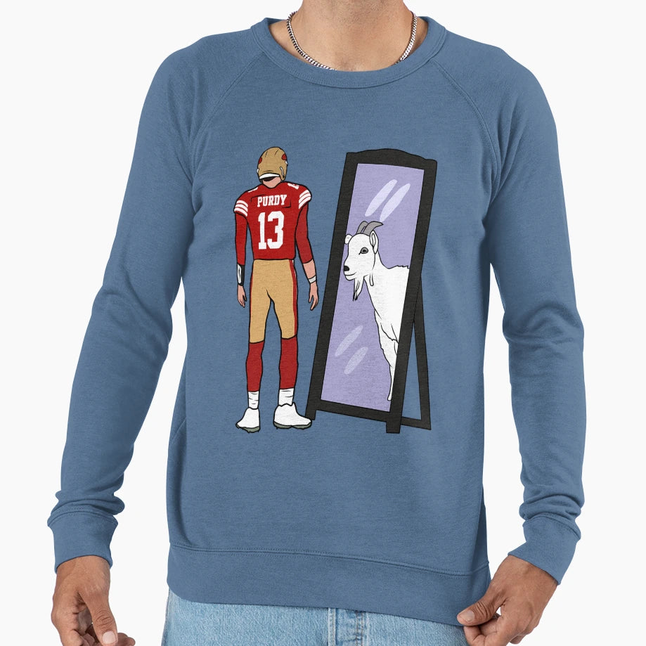 BP Mirror Goat Sweatshirt - Aesthetic Graphic Men Women - T-Shirt, Sweatshirt, Hoodie