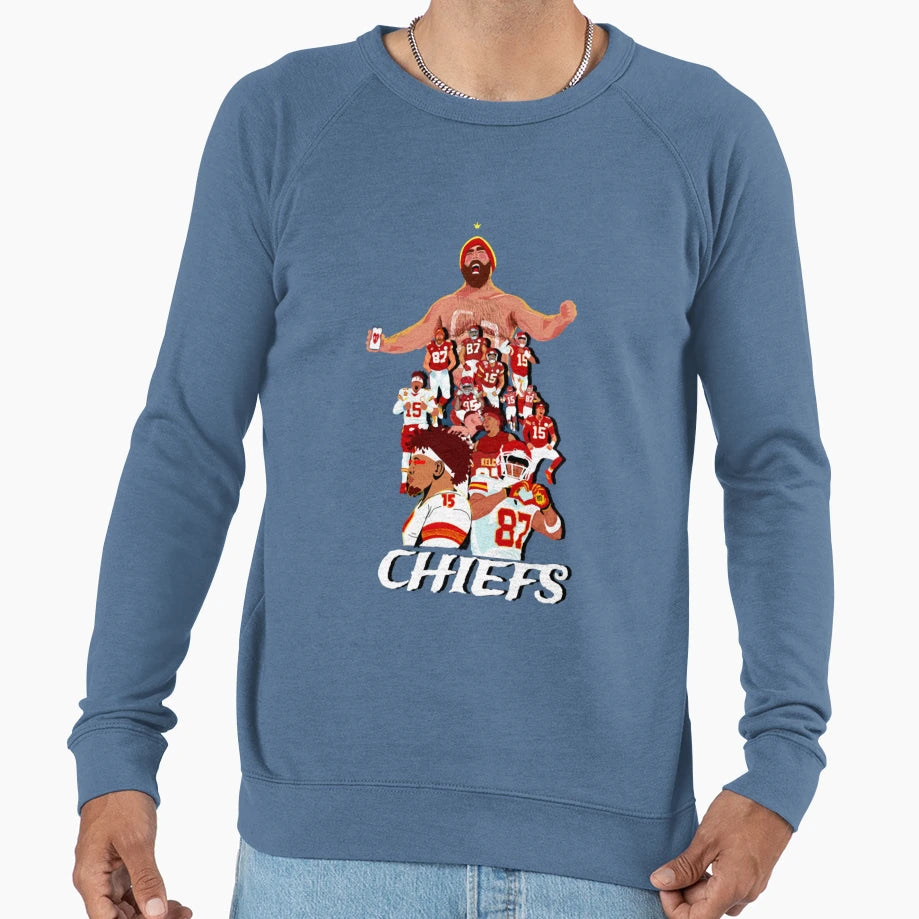 Kansas City Chiefs Sweatshirt - Aesthetic Graphic Unisex - T-Shirt, Sweatshirt, Hoodie