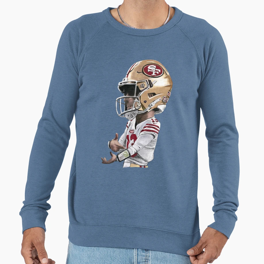 San Francisco 49Ers Quarterback BP Sweatshirt - Novelty Apparel Men Women - T-Shirt, Sweatshirt, Hoodie