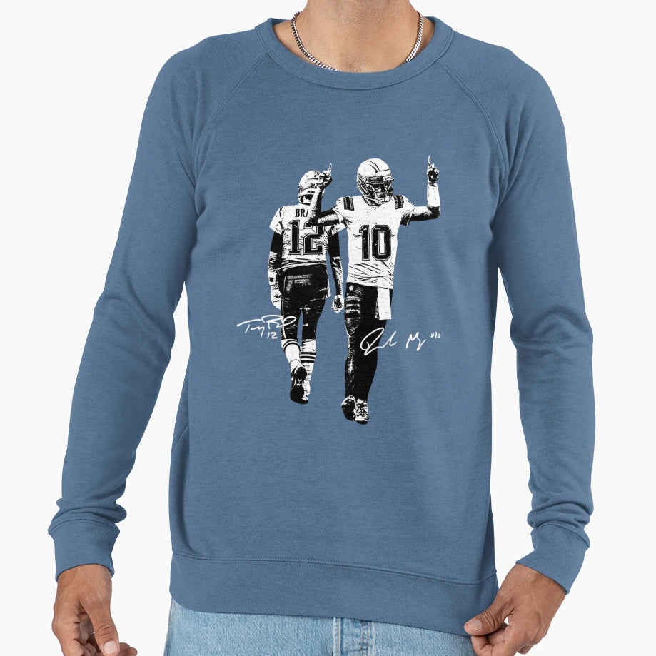 Drake Maye Tom Signature Sweatshirt - Fun Novelty Design for Adults - T-Shirt, Sweatshirt, Hoodie