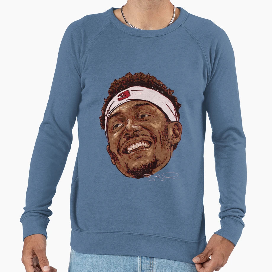 Bradley Beal Smile Sweatshirt - Minimalist Print for Adults - T-Shirt, Sweatshirt, Hoodie