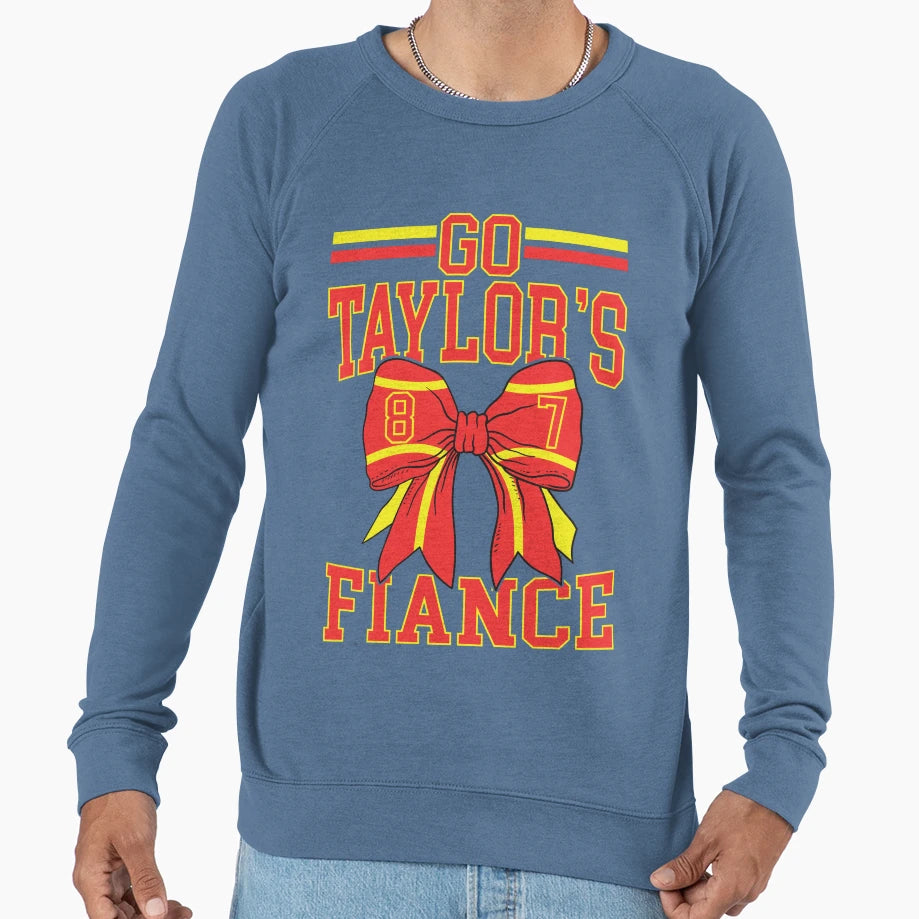 Go Taylors Fianc Engagement Coquette Sweatshirt - Custom Art Print Unisex - T-Shirt, Sweatshirt, Hoodie