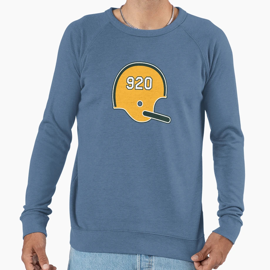 Green Bay Packers 920 Helmet Sweatshirt - Casual Everyday Wear Men Women - T-Shirt, Sweatshirt, Hoodie