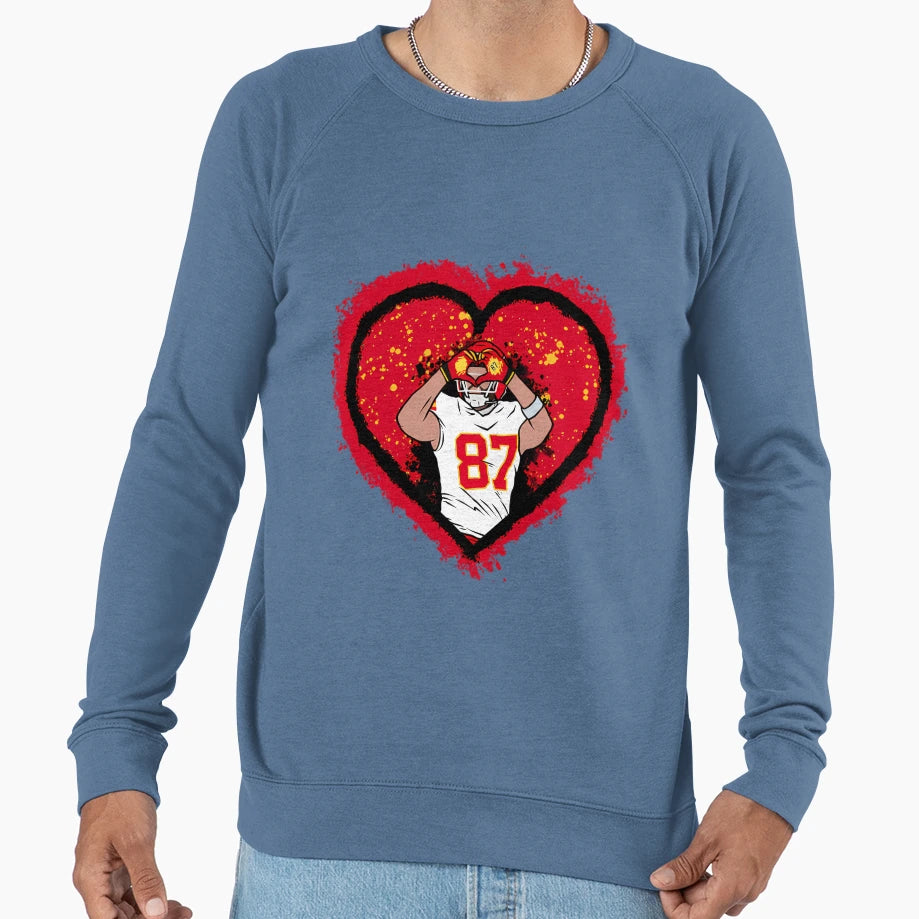 TK Heart Celebration Sweatshirt - Aesthetic Graphic Men Women - T-Shirt, Sweatshirt, Hoodie