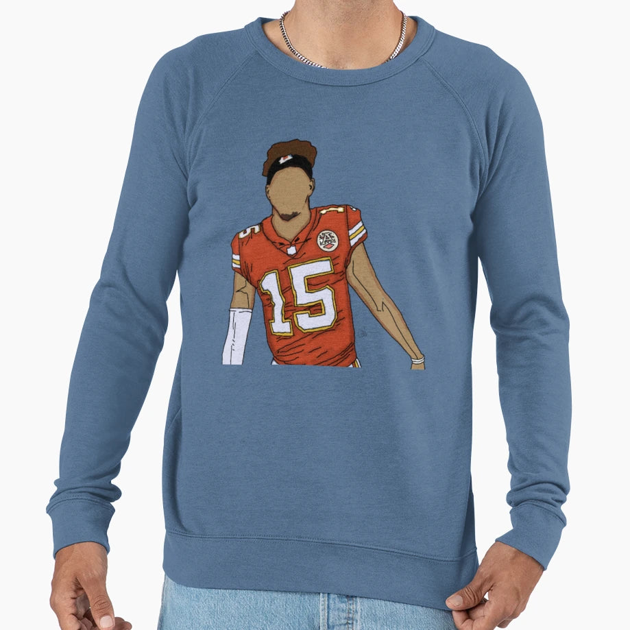 Mahomes15 Sweatshirt - Minimalist Print Men Women - T-Shirt, Sweatshirt, Hoodie