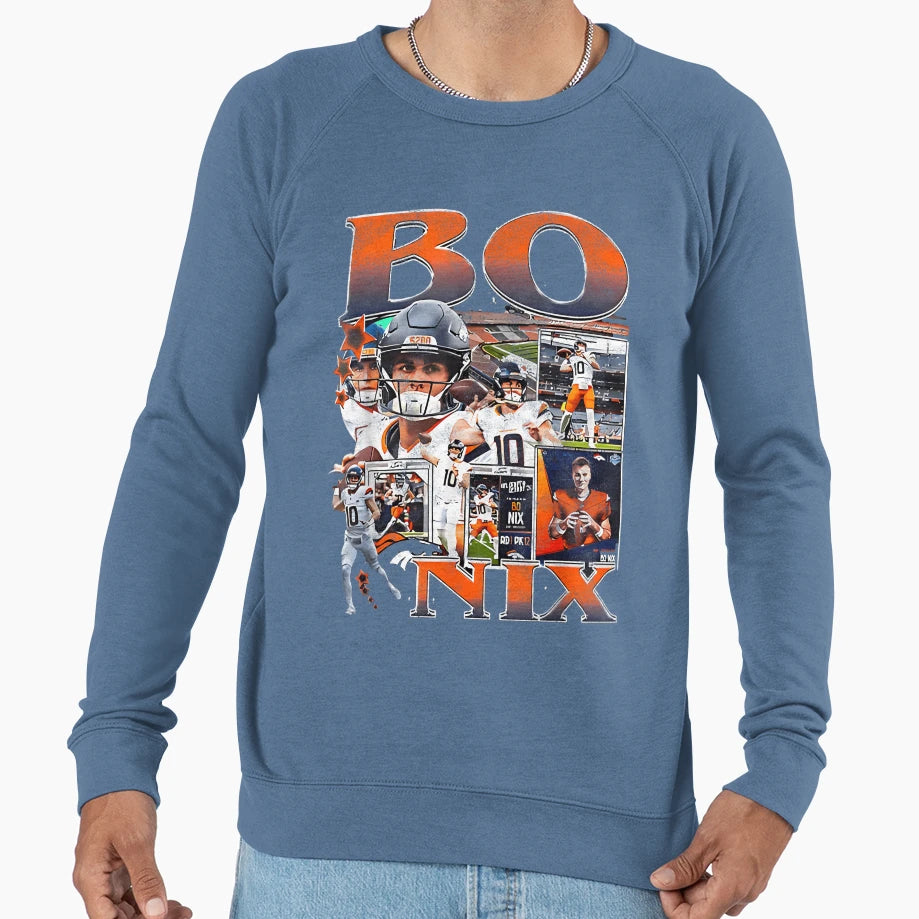 Bo Custom Nix Denver Sweatshirt - Trendy Graphic for Adults - T-Shirt, Sweatshirt, Hoodie