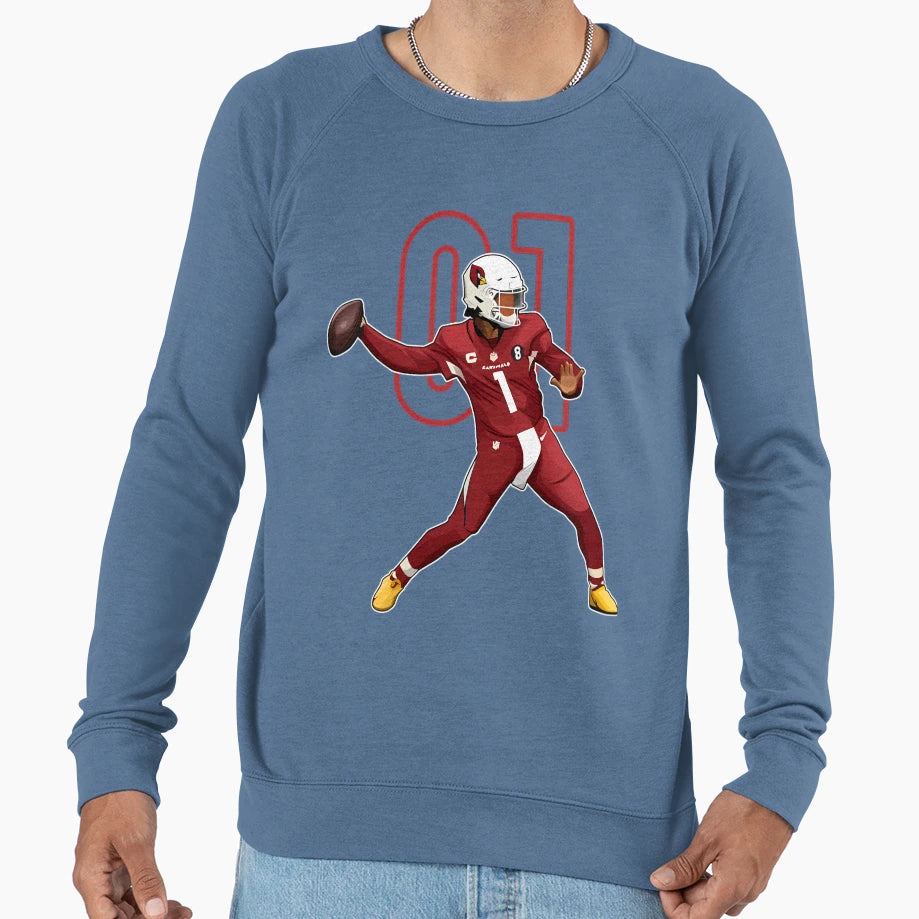 Kyler Murray Arizona 1 Number Sweatshirt - Novelty Apparel Unisex - T-Shirt, Sweatshirt, Hoodie