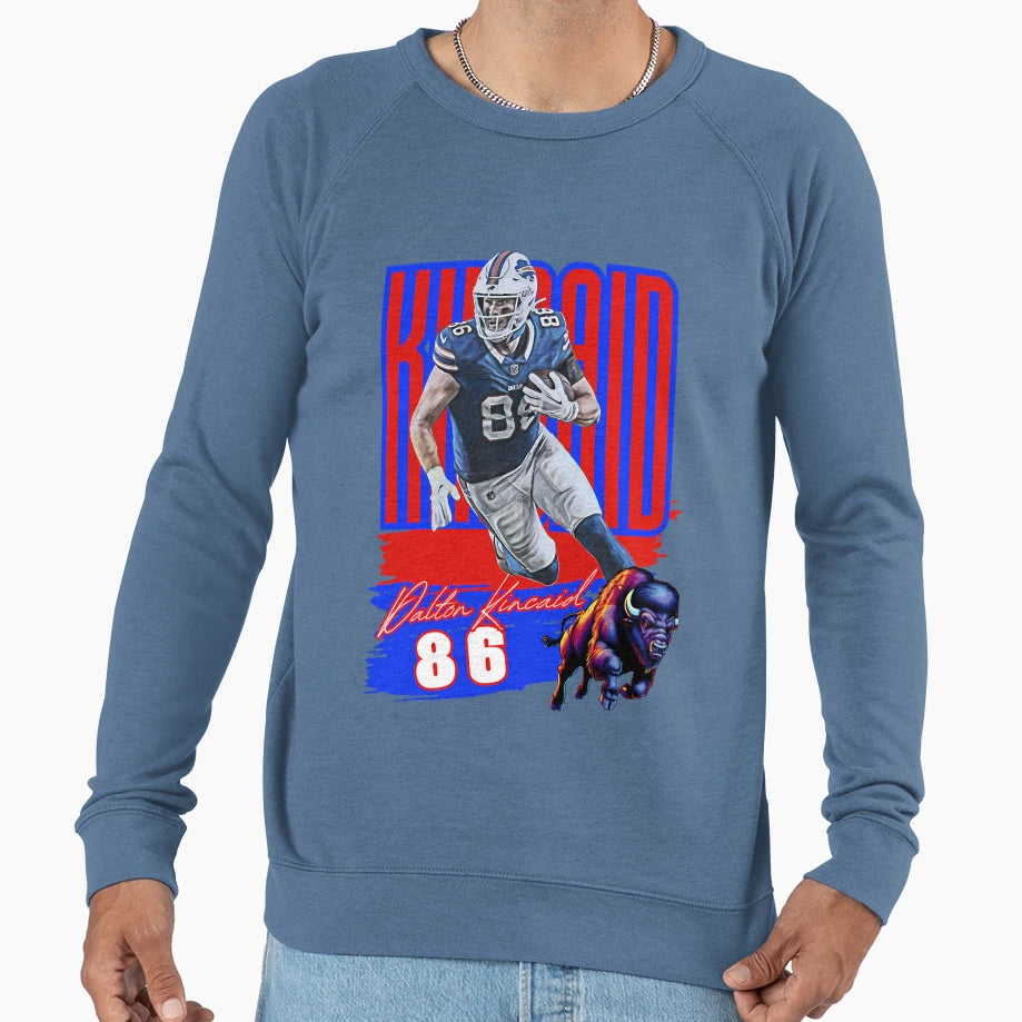 Dalton Kincaid Buffalo Bills Sweatshirt - Unique Graphic for Adults - T-Shirt, Sweatshirt, Hoodie