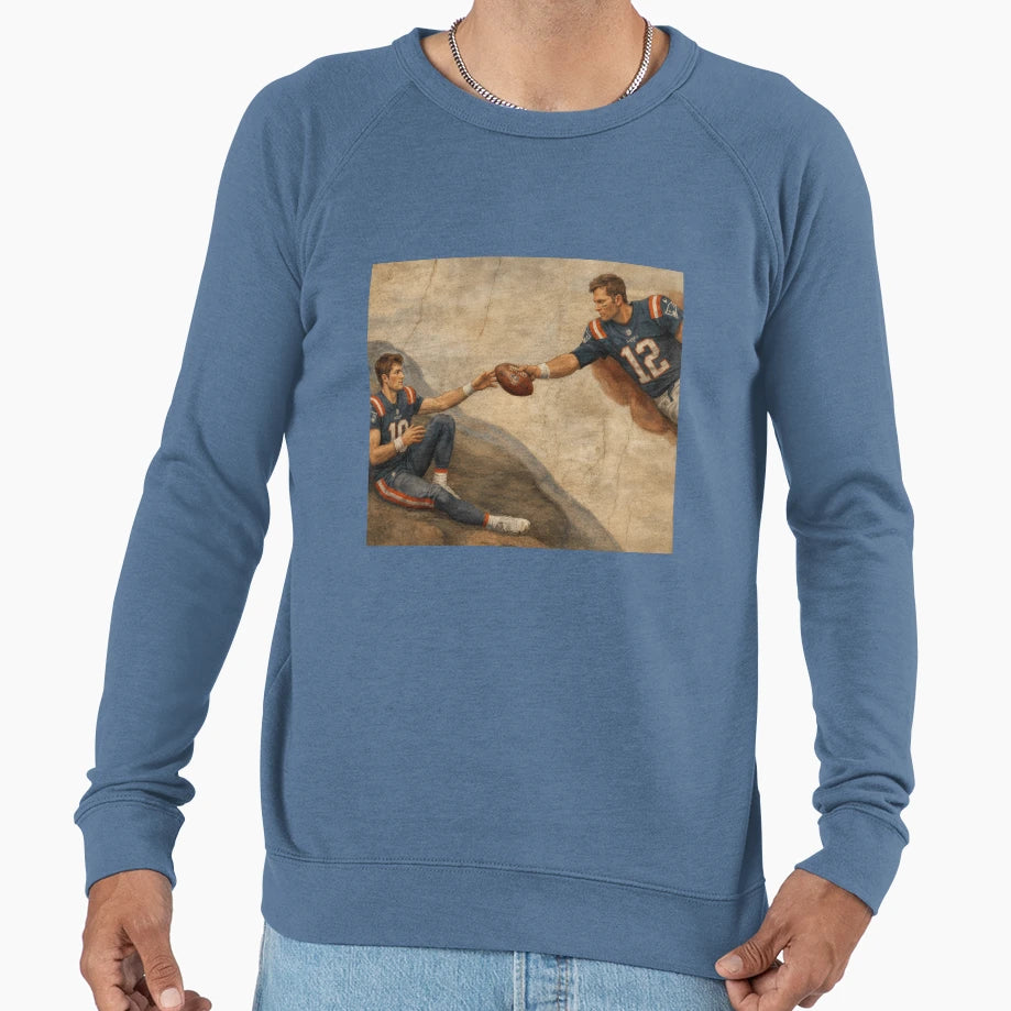 Creation TB And Drake Maye Sweatshirt - Minimalist Print for Adults - T-Shirt, Sweatshirt, Hoodie