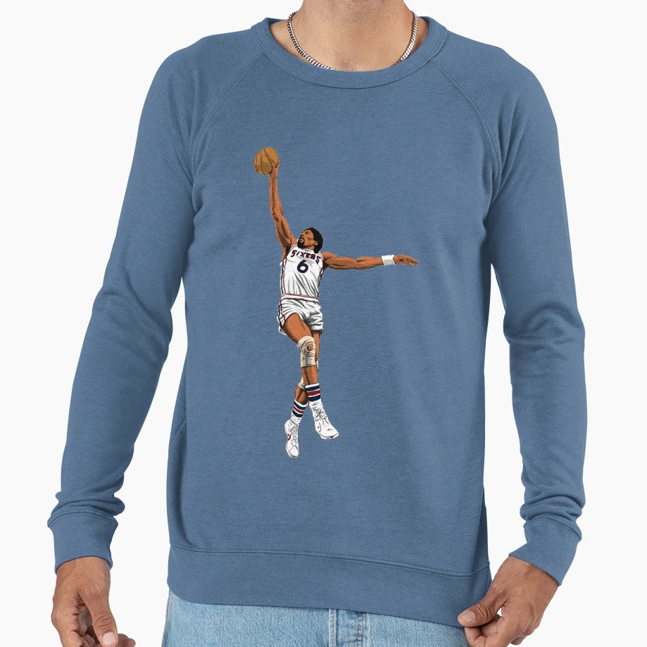Julius Erving 6 Julius Erving Sweatshirt - Minimalist Print Men Women - T-Shirt, Sweatshirt, Hoodie