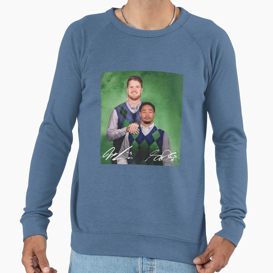 Football Sam Darnold Jaxon Smith Sweatshirt - Streetwear Style for Adults - T-Shirt, Sweatshirt, Hoodie
