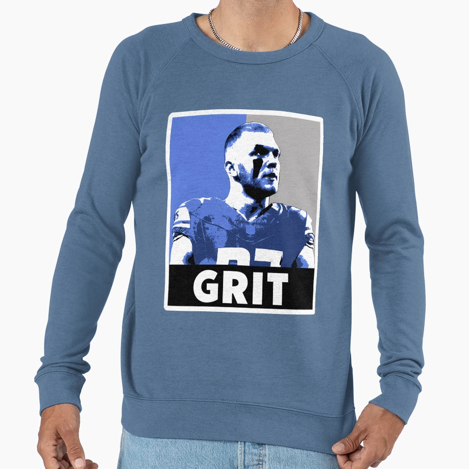 Detroit Football AH Grit Sweatshirt - Casual Everyday Wear Men Women - T-Shirt, Sweatshirt, Hoodie