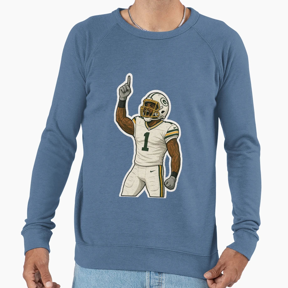 Green Gold Beast Mode Parsons Fan Art Sweatshirt - Novelty Apparel Unisex - T-Shirt, Sweatshirt, Hoodie