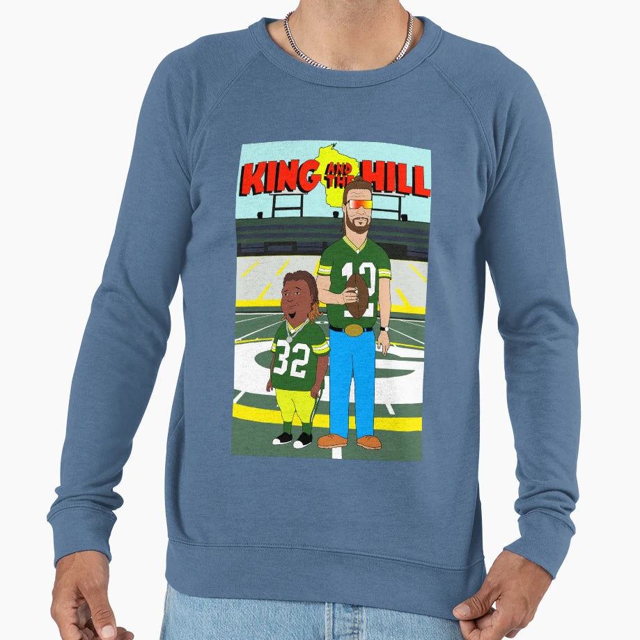 King And Hill Sweatshirt - Fun Novelty Design for Adults - T-Shirt, Sweatshirt, Hoodie