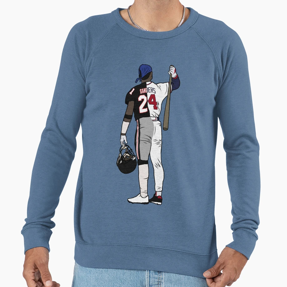 Deion Sanders Two Sport Athlete Sweatshirt - Casual Everyday Wear Men Women - T-Shirt, Sweatshirt, Hoodie