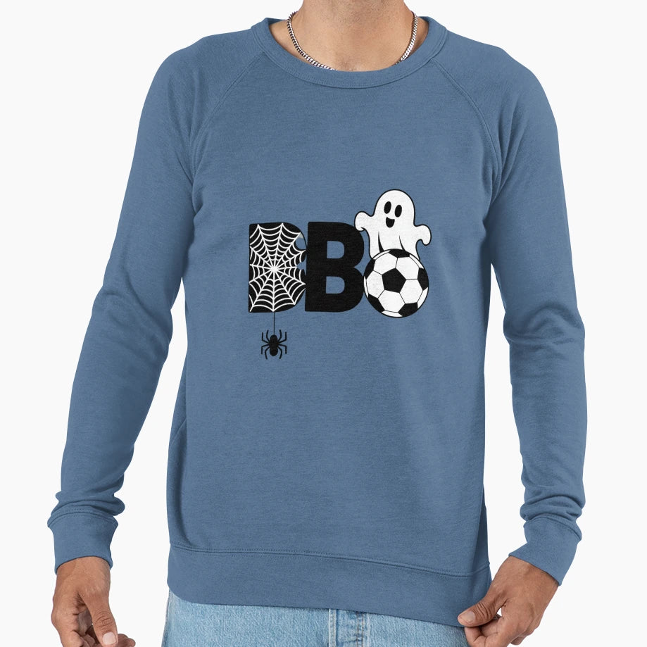 Boo Ghost Halloween Game Day Soccer Sweatshirt - Unique Graphic Unisex - T-Shirt, Sweatshirt, Hoodie