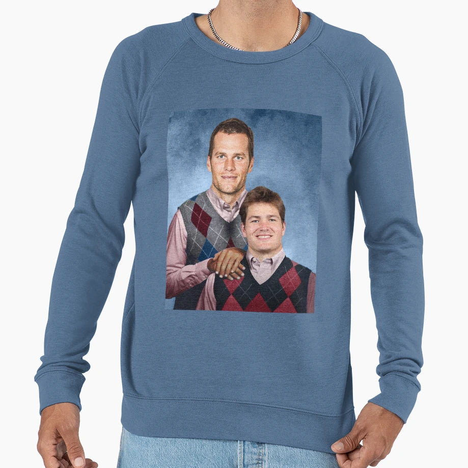 Brady And Drake Maye New England Sweatshirt - Aesthetic Graphic for Adults - T-Shirt, Sweatshirt, Hoodie