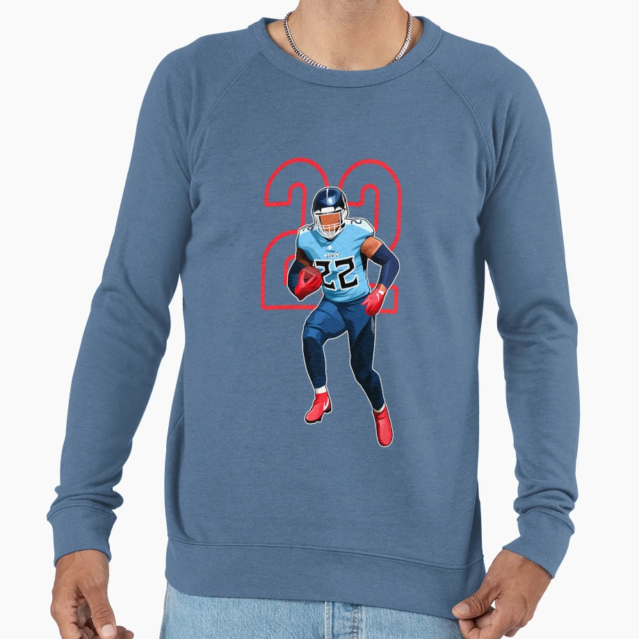 DH Tennessee 22 Number Sweatshirt - Aesthetic Graphic for Adults - T-Shirt, Sweatshirt, Hoodie