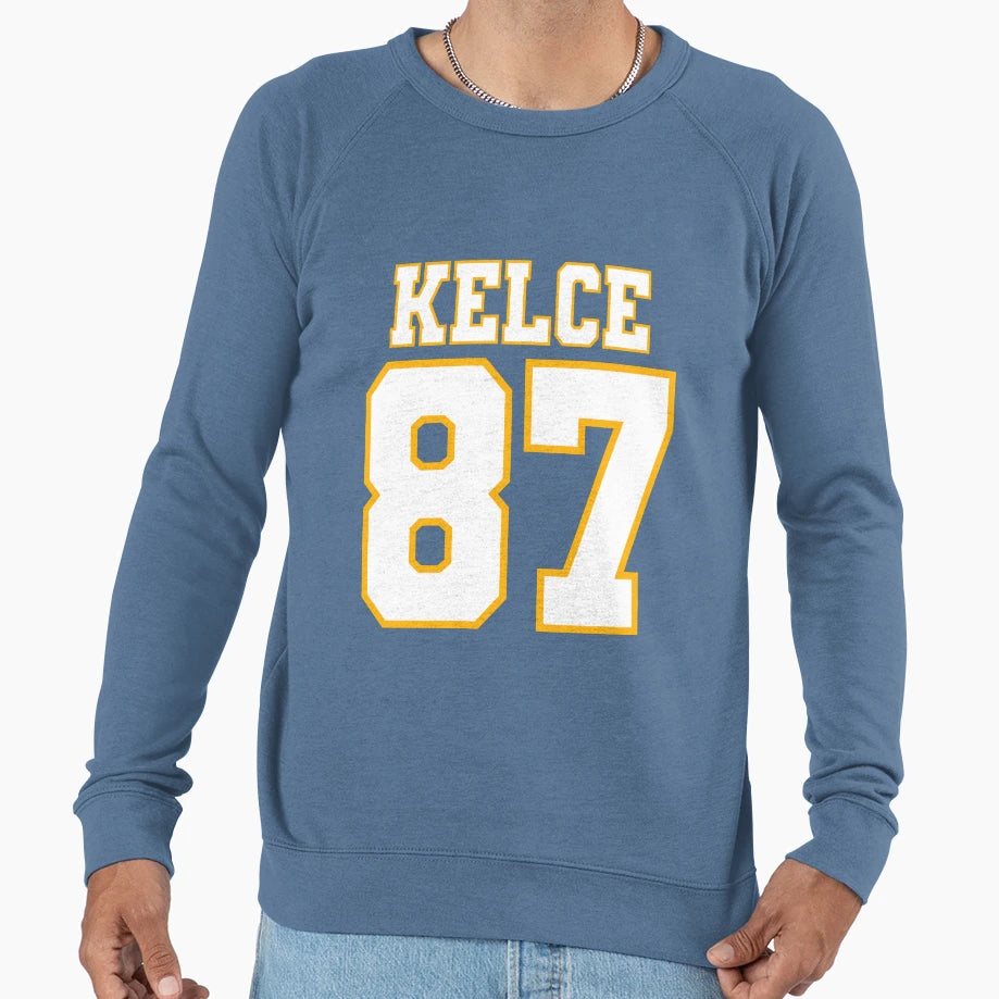 Swift Kelce 87 Red Sweatshirt - Streetwear Style Men Women - T-Shirt, Sweatshirt, Hoodie